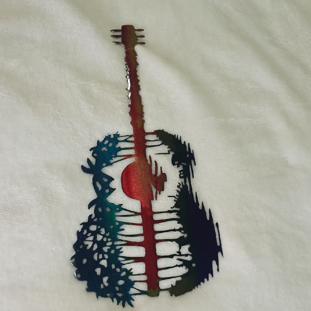 Guitar Metal Wall Art